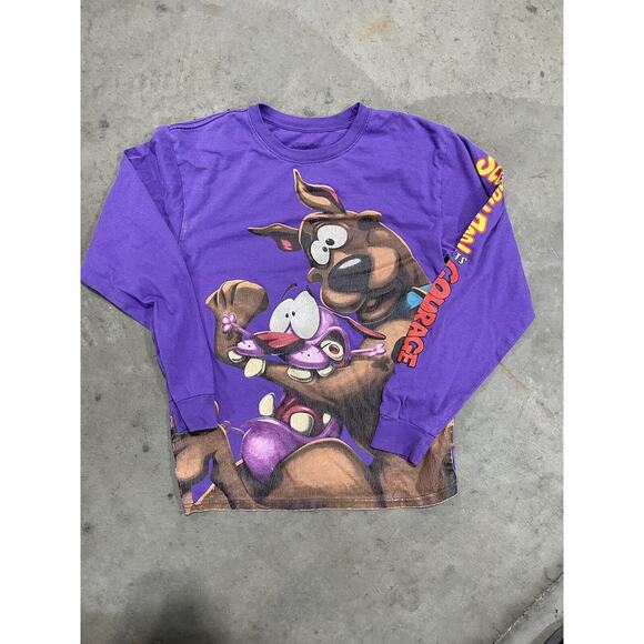 Vintage 90s Cartoon Network Crewneck‎ Sweatshirt Wacky Racing Scooby Doo Size S - Picture 1 of 4